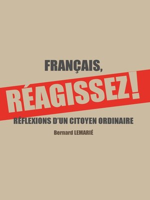 cover image of FRANÇAIS, REAGISSEZ !